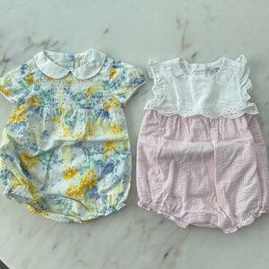 Janie and Jack Girl Bubble Bundle 6-12months
